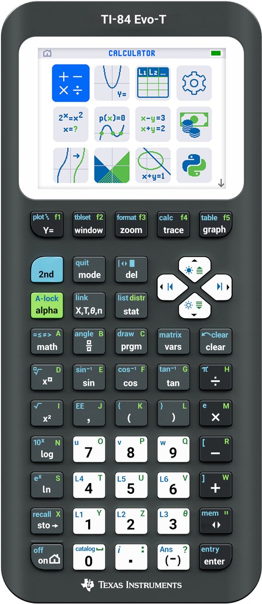 Texas instrument - ti-84 evo-t - calculadora gráfica - modo examen