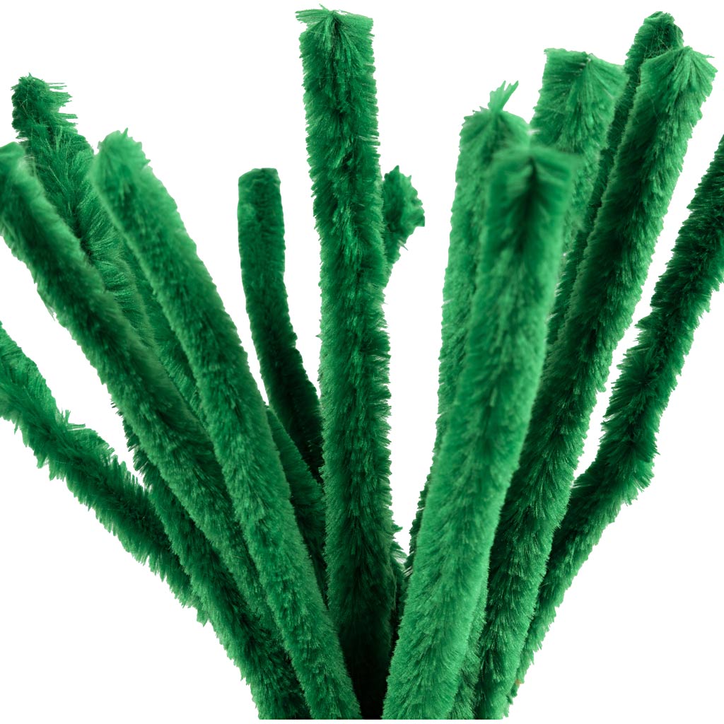 Ciniglia Creative Company, l: 30 cm, spess. 15 mm, verde scuro, 15 pezzi 1 scatola
