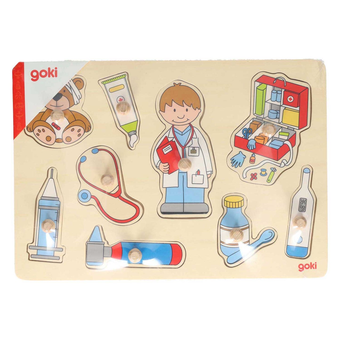 Goki Wooden Nick puzzle al dottore