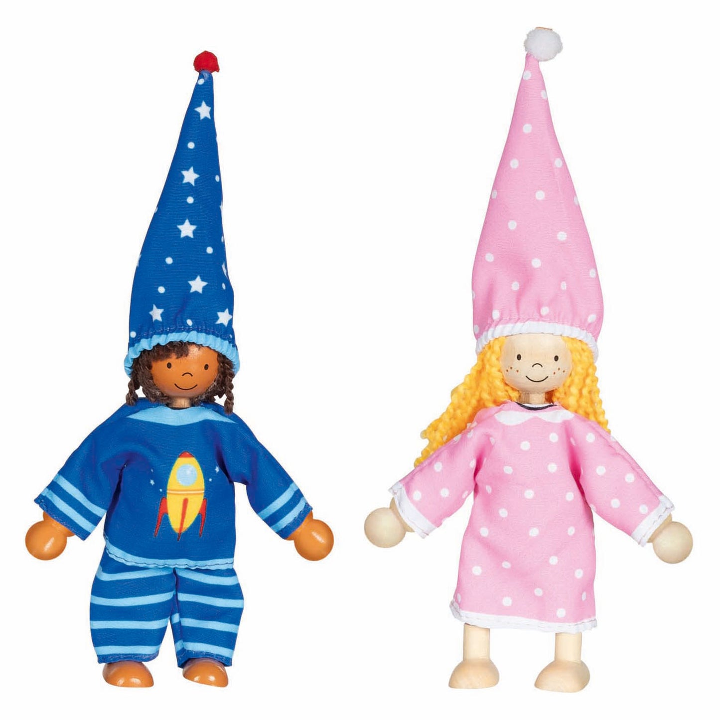 Goki Flexible Dolls Fynja Fabio, 6 Outfits