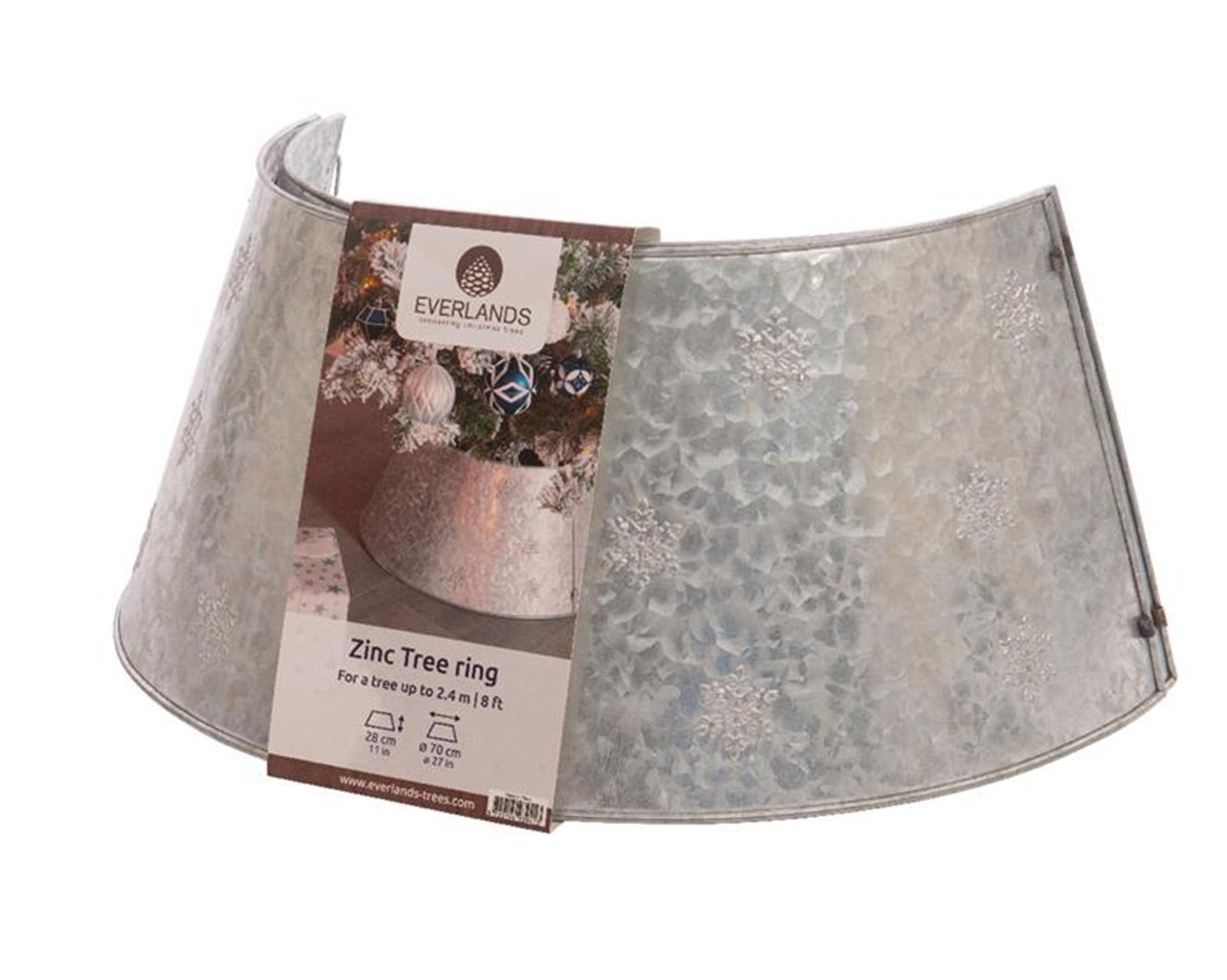 Anello per albero di Natale Everlands in zinco dia57 cm