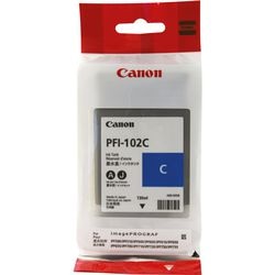 Inktcartridge canon pfi-102 cyaan 130 ml