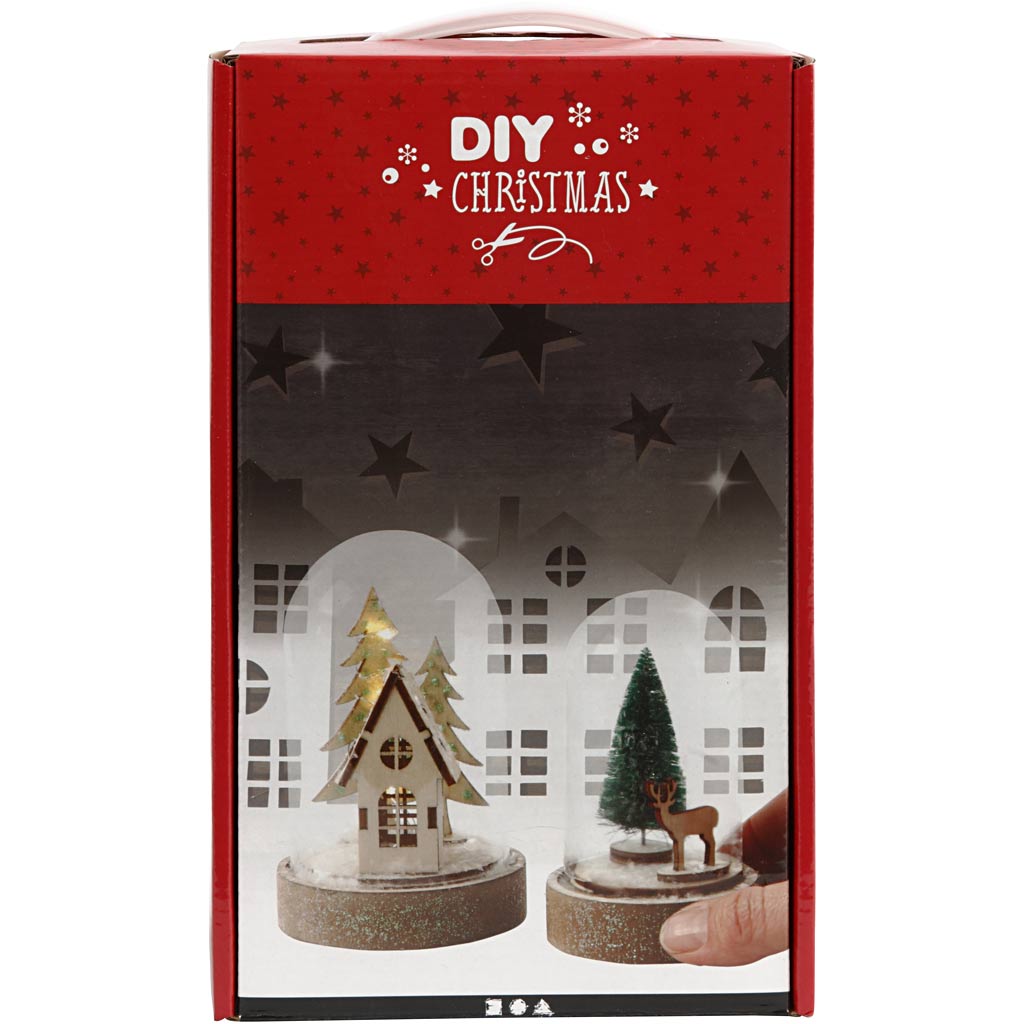 Set Creative Company per campane di vetro, h: 10+12,5 cm, 1 scatola