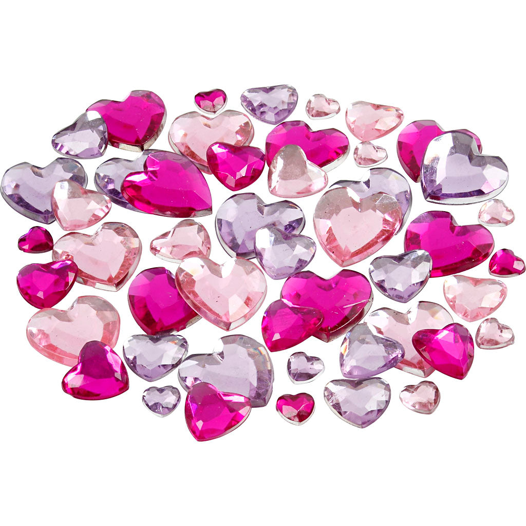 Strass Creativ Company, medidas 6+10+14 mm, violeta, 252 piezas 1 caja