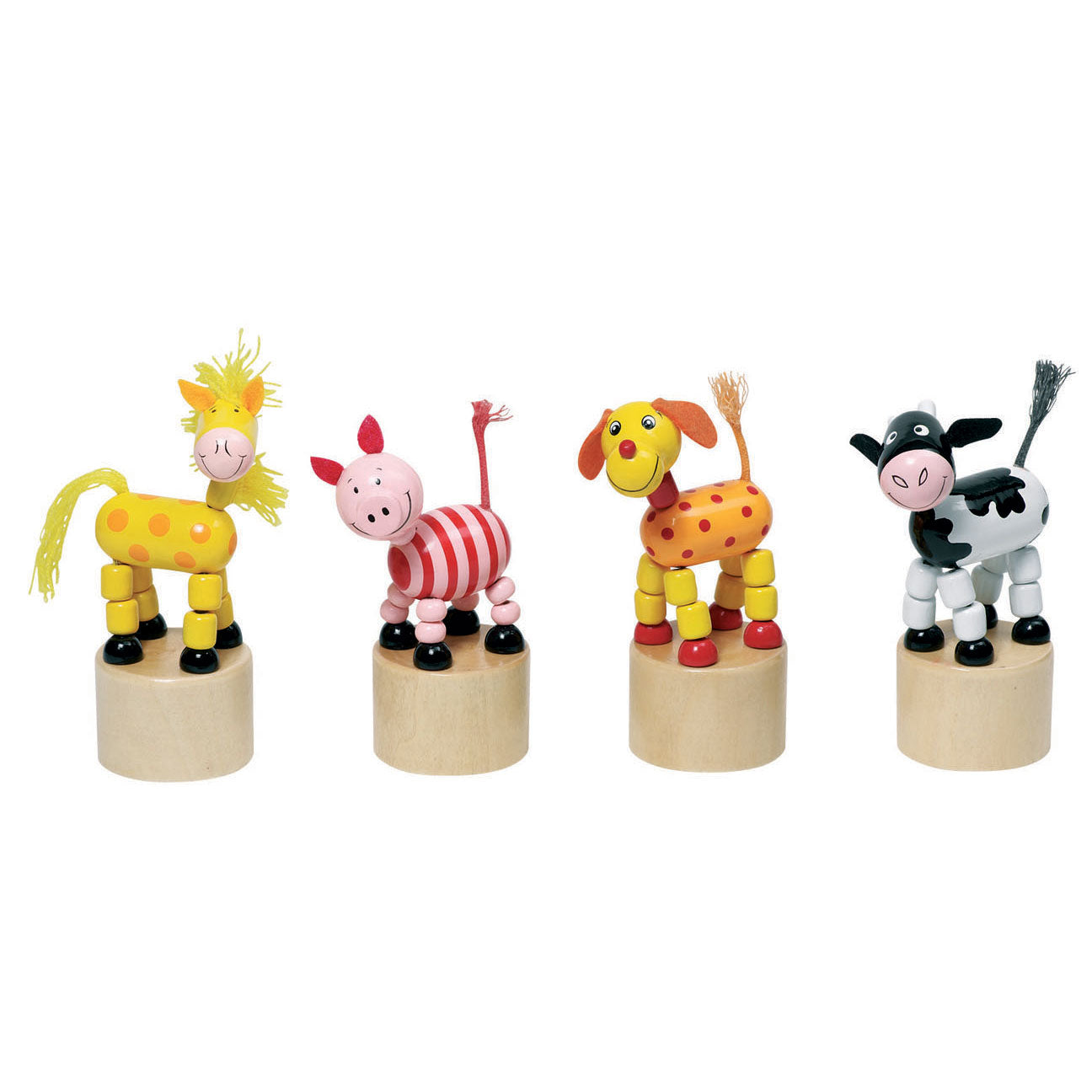 Figura de impresión de madera de Goki Animales