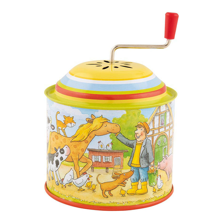 Granja de caja de música de metal Goki, el viejo mcdonald tenía una granja