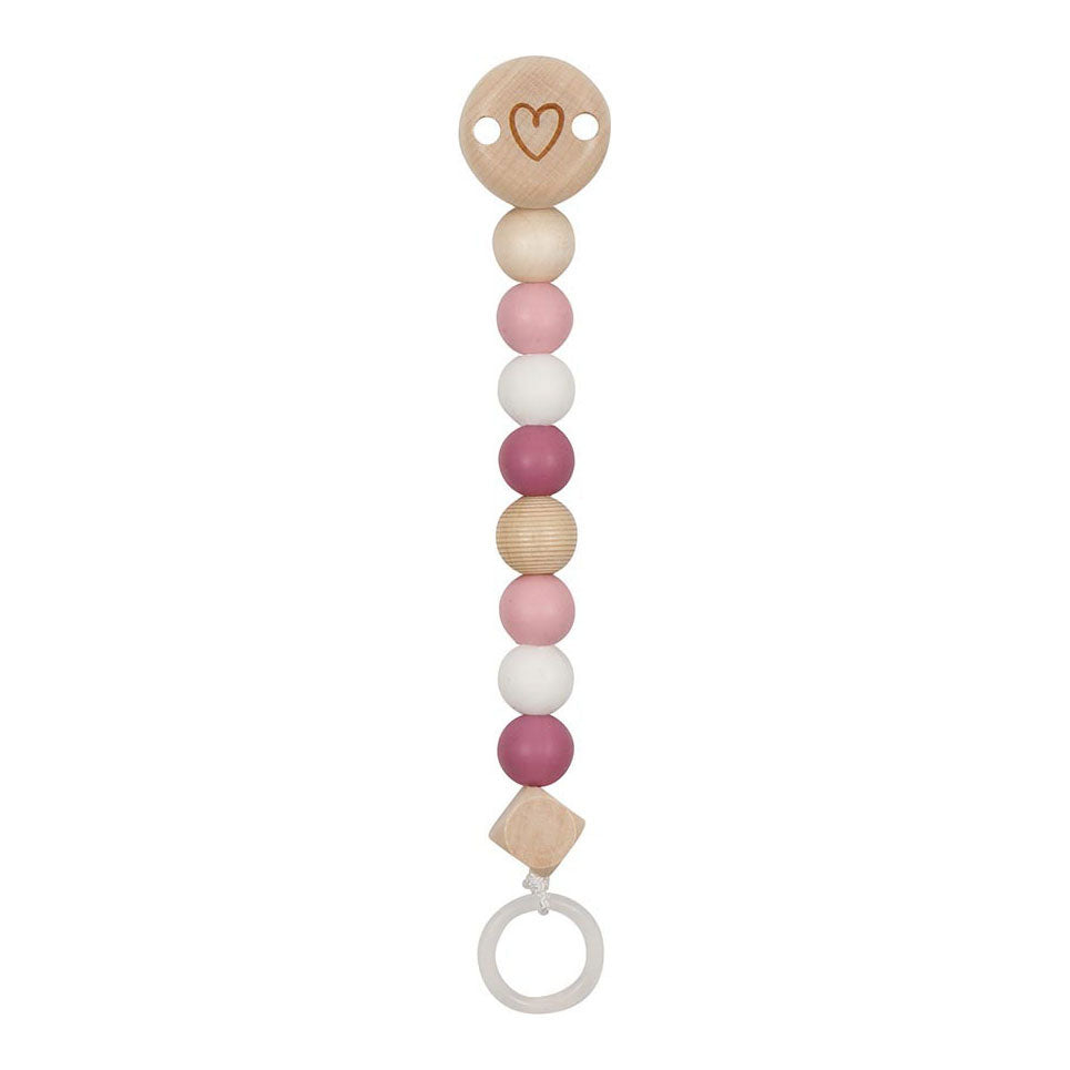 Goki Paciguo de madera Cadera Corazón rosa