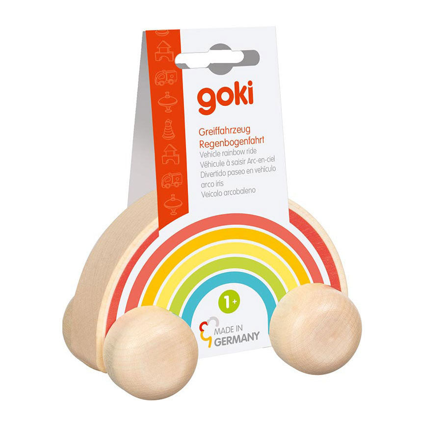 Goki Vehículo de madera Rainbow