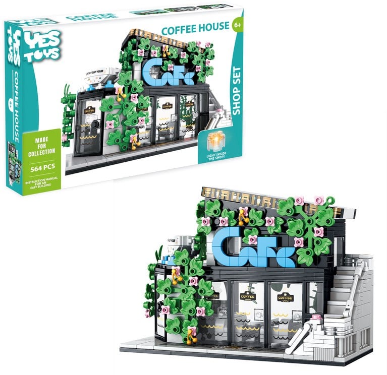 Oku yestoys coffee house shop set da 564 pezzi