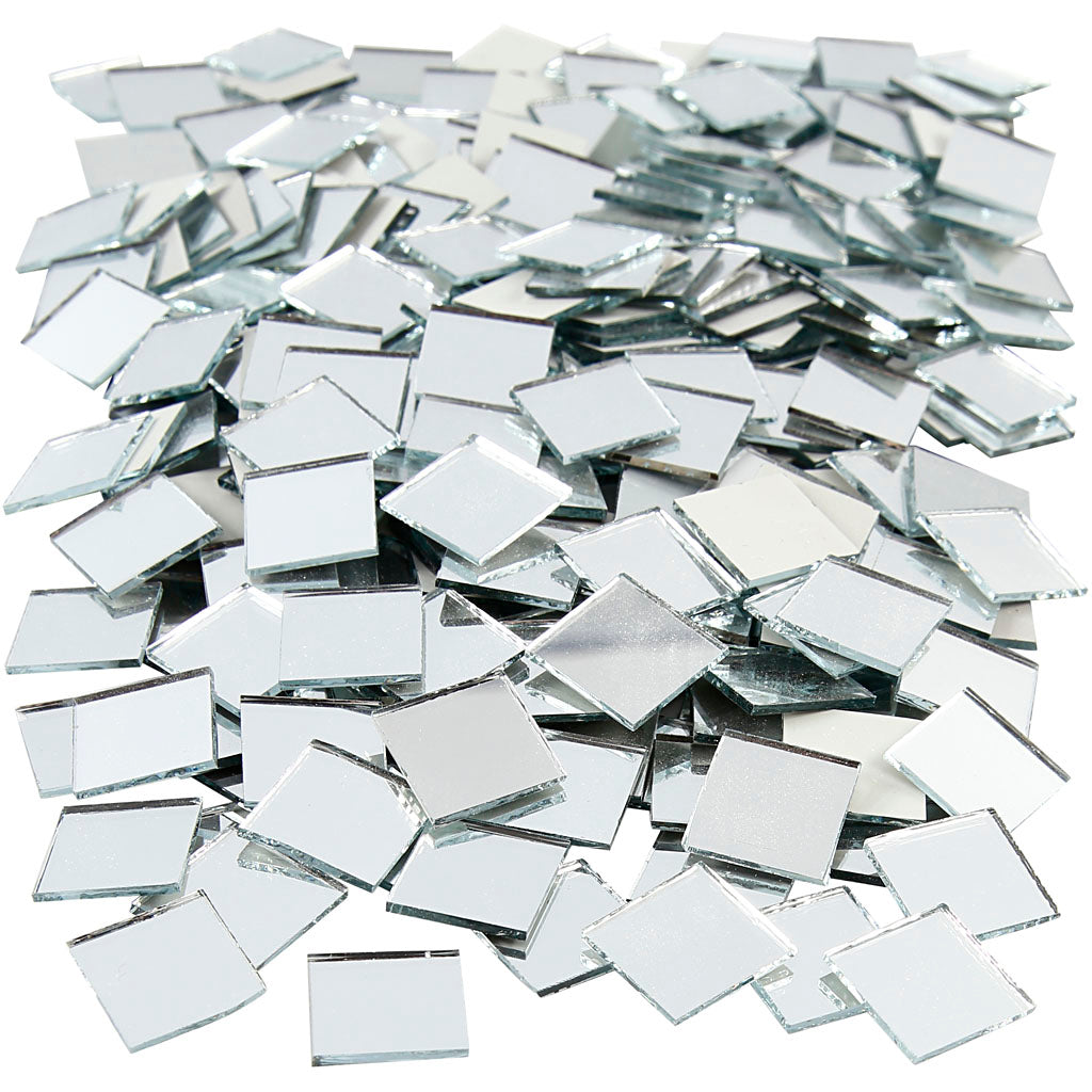 Mosaico specchiante Creative Company, formato 16x16 mm, spessore 1 mm, 500 pezzi 1 scatola