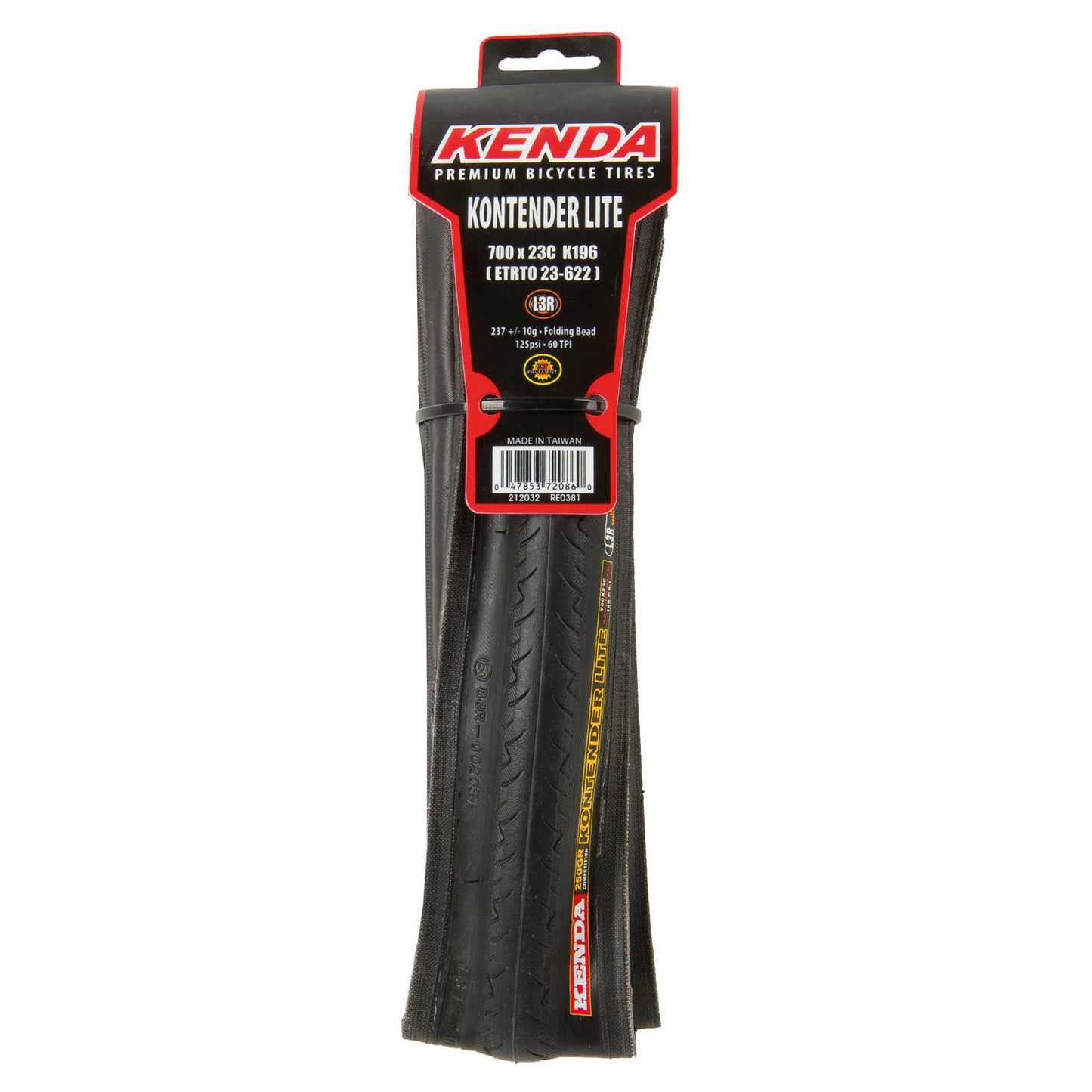 Copertone pieghevole Kenda kontender kevlar 700 x 23c l3r pro