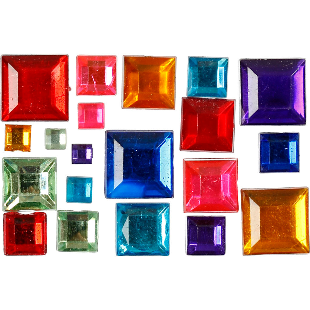 Creative Company Strasstones, Dim 4-10 mm, 1300 Piece 1 Box