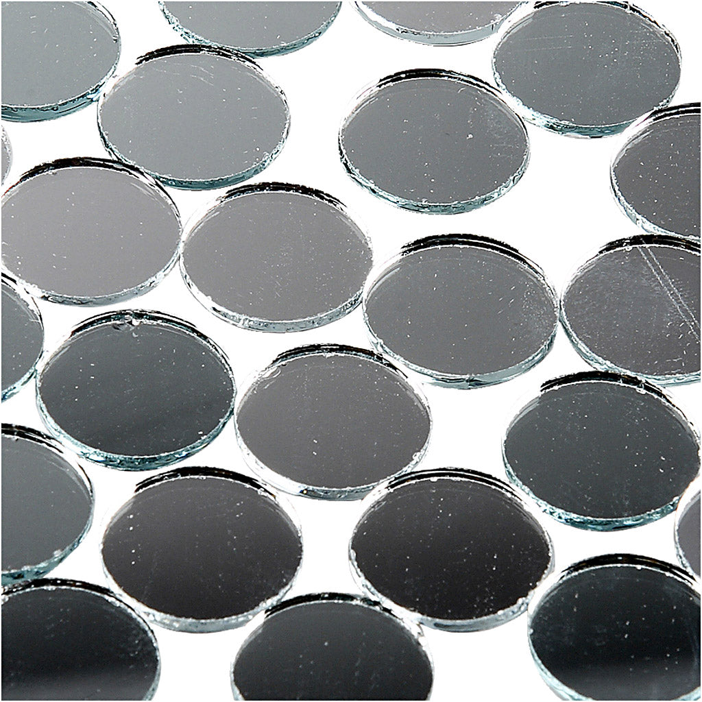 Mosaico specchio Creative Company, rotondo, d 18 mm, spessore 2 mm, 400 pezzi 1 scatola