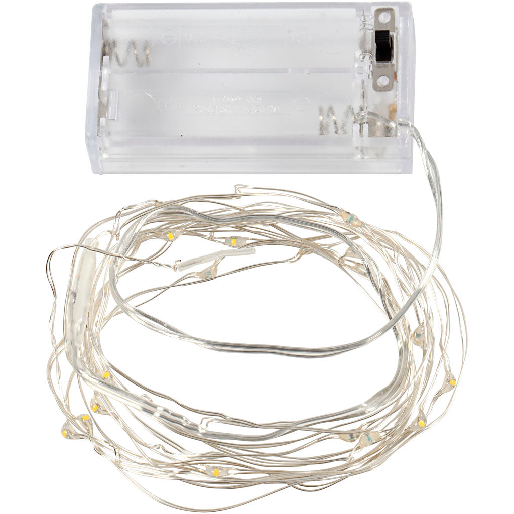 Ghirlanda LED con luci dell'azienda Creativ, l: 3,15 m, argento, 1 pezzo