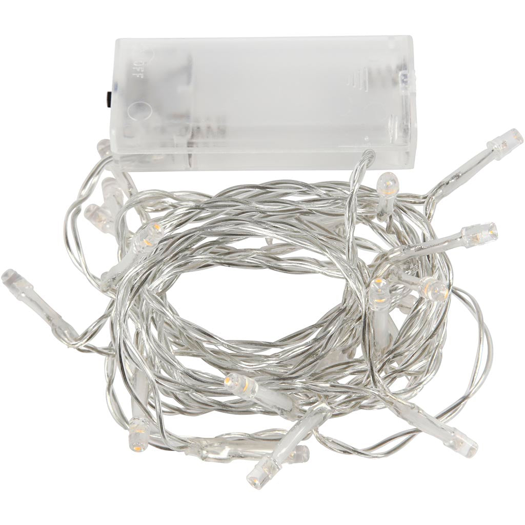 Creativ company Cable de iluminación LED, L: 3,15 m, transparente, 1 unidad