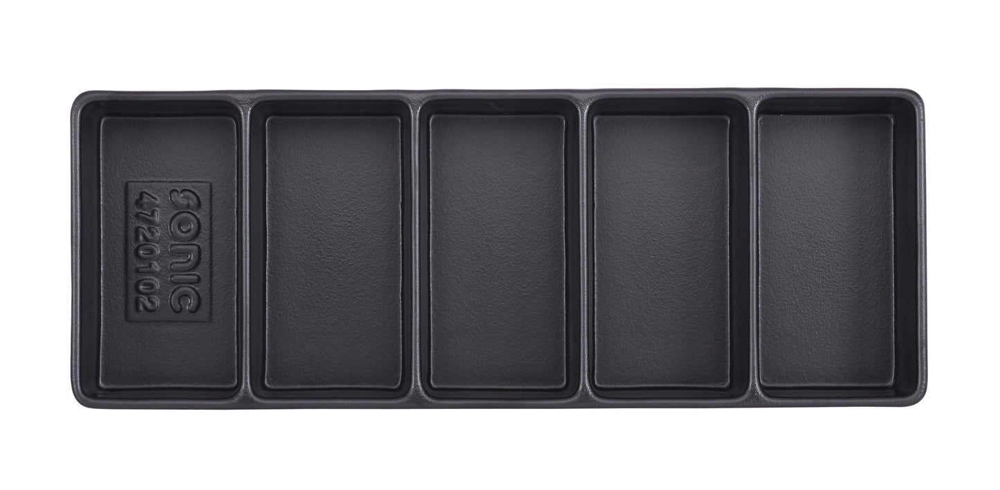 Ty sonic container, empty 5 compartments (145x370x48mm)