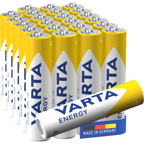 Batteria Varta Energy alcalina aaa lr03 (scatola = 24 pezzi)