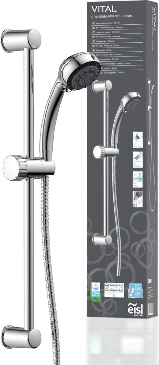 Set asta doccia Eisl vital - cromo