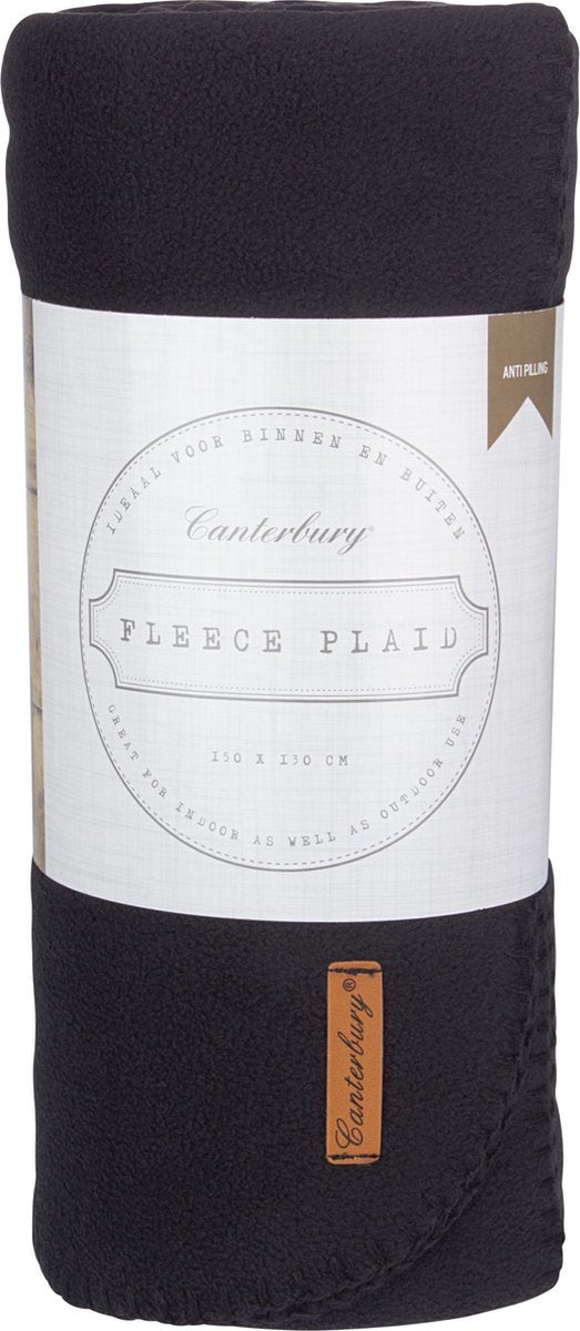 Forro polar a cuadros Canterbury - acogedor - negro