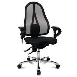 Sedia da ufficio girevole Topstat Sitness 15 nera