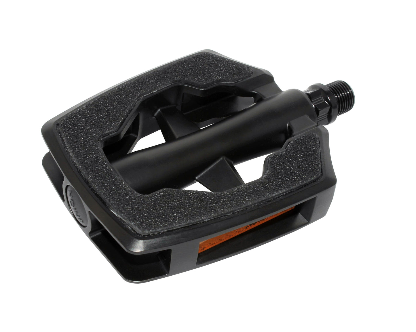 Pedale Cordo antiscivolo sandblock in alluminio nero opaco