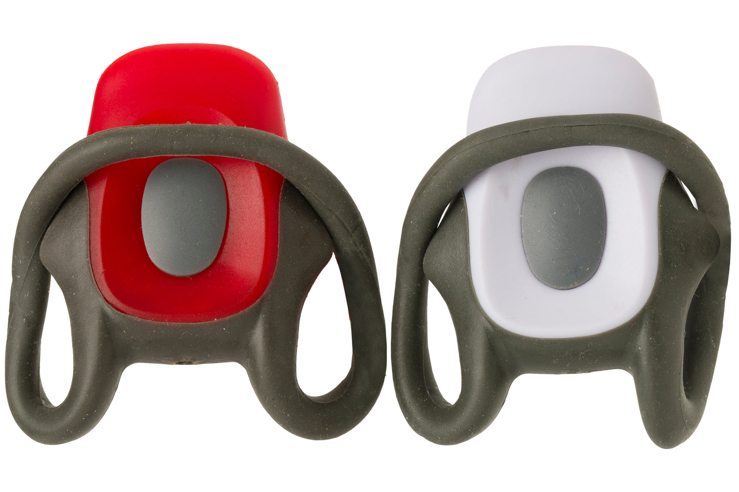 Cordo juego de iluminación para bicicleta mini-correa LED batería blanco rojo