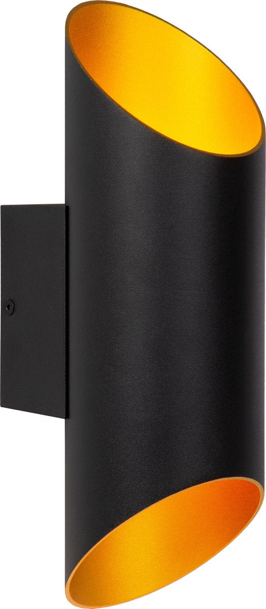 Lucide quirin - lampada da parete - ø 10 cm - 1xg9 - nero