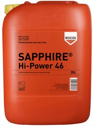 Aceite rocol zafiro hi-power 46 20ltr