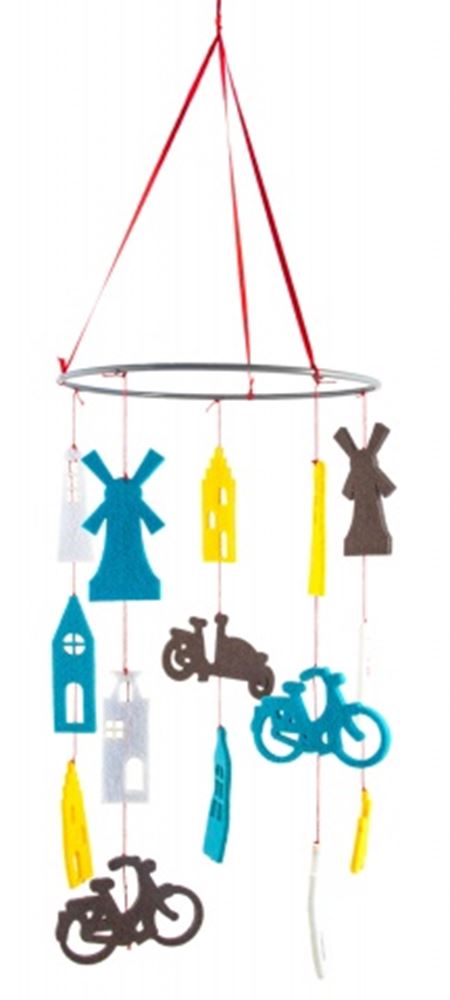 Casetta mobile in feltro sugli agrumi ca. 55cm