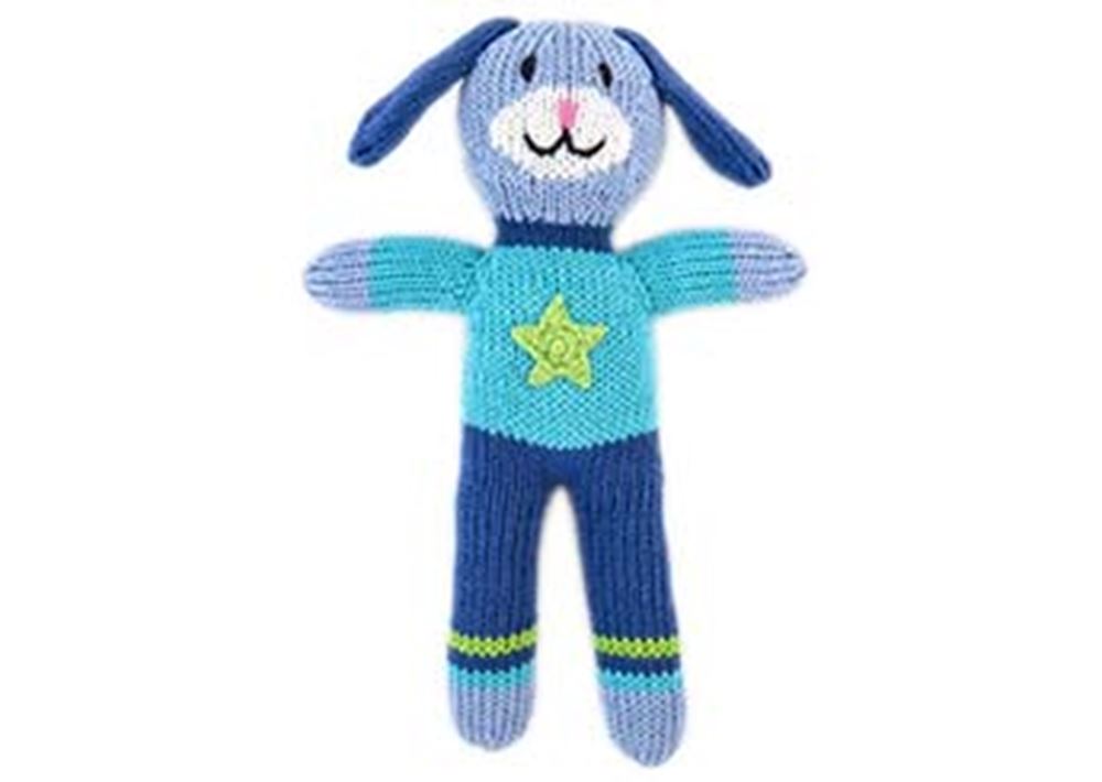 Peluche perro de punto niño 24 cm