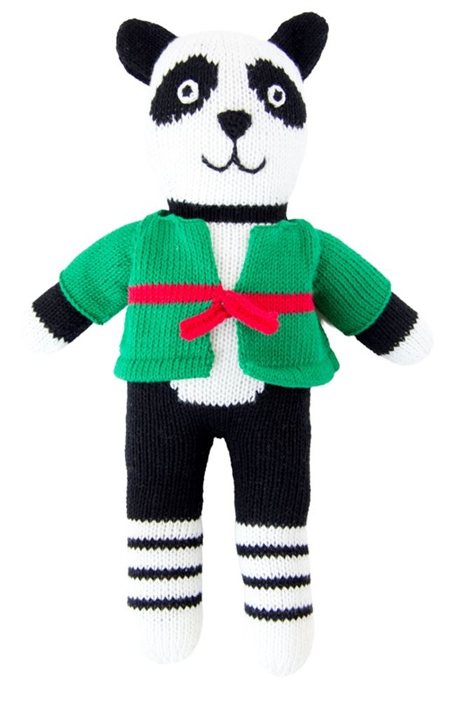 Peluche panda de punto fu 36 cm