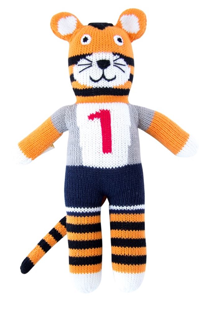 Peluche pico de tigre tejido 36 cm