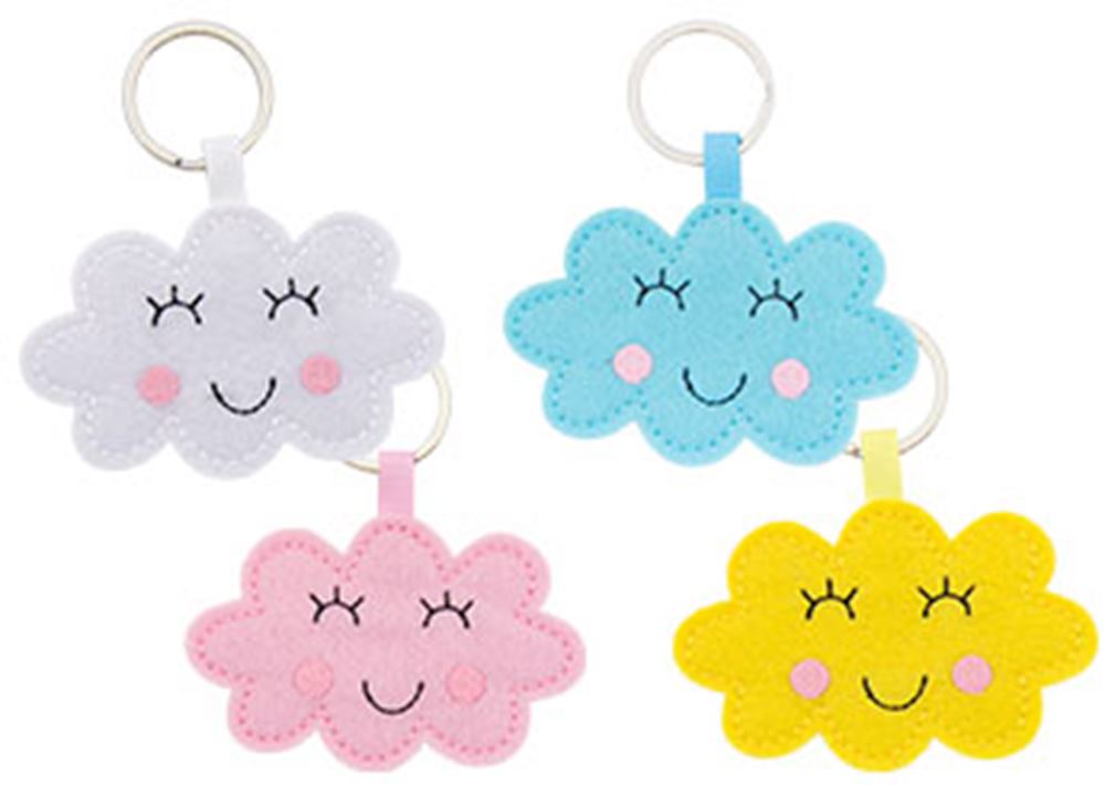 Accesso: portachiavi cloud 4 ass (24 pz)