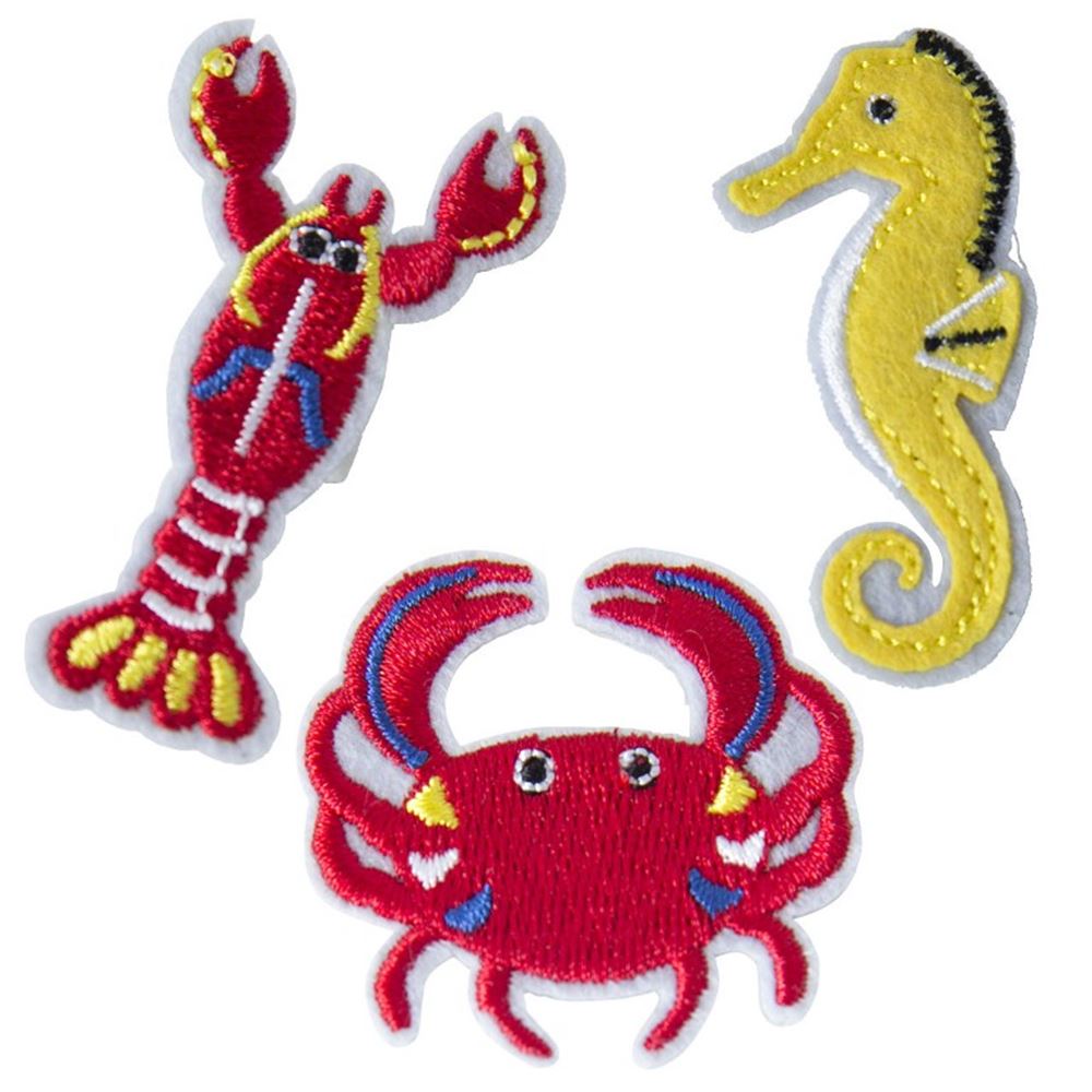 Accesso: spilla animali marini 3 card (10 pz)