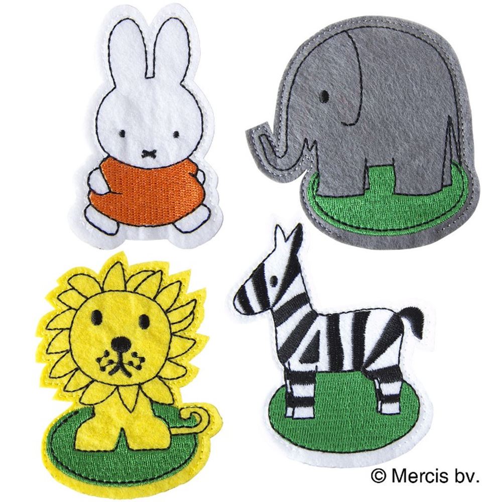 Miffy burattino da dito in feltro zoo 4 assi