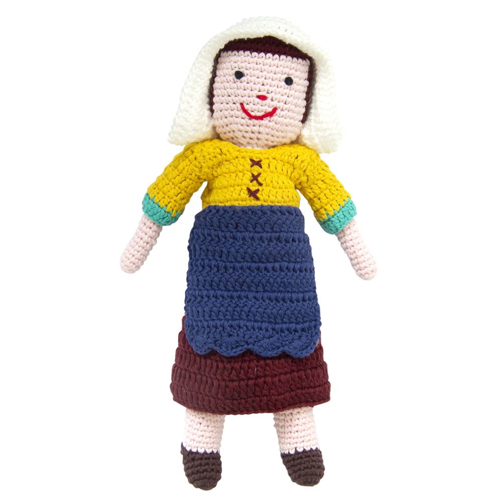 Peluche lechera de ganchillo de Vermeer