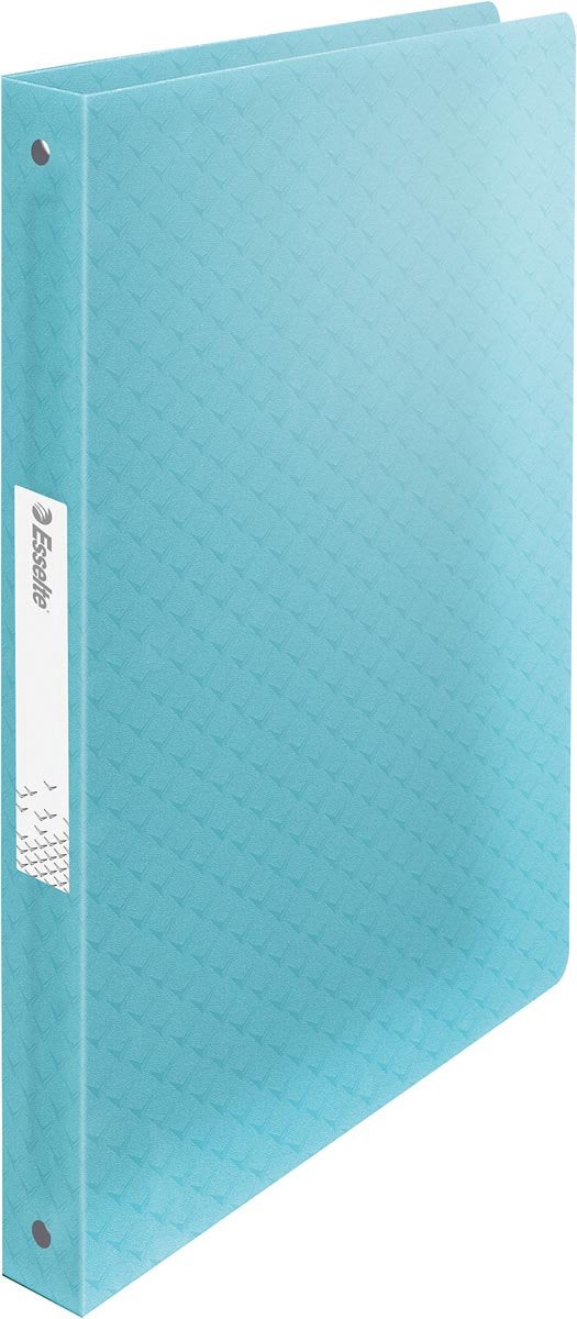 Raccoglitore ad anelli A4 a 2 anelli Esselte Colour'breeze con copertina morbida per 140 fogli - larghezza dorso 25 mm - blu