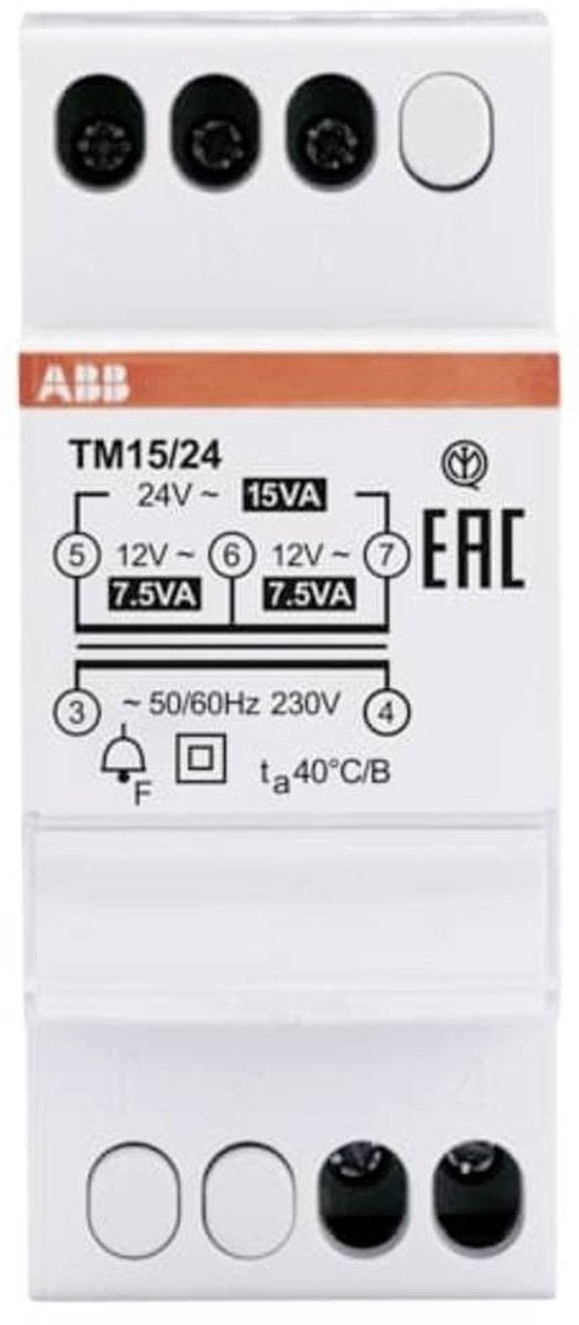 Busch-jaeger abb 2csm228745r0802 beltransformator 12 v, 24 v 1.25 a
