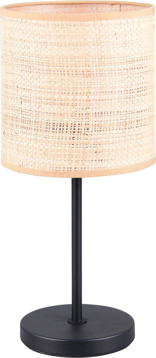 Rl vive tu luz realidad aimee - lámpara de mesa - negro mate - excl. 1x e27 4 w - interruptor de cable - casalum