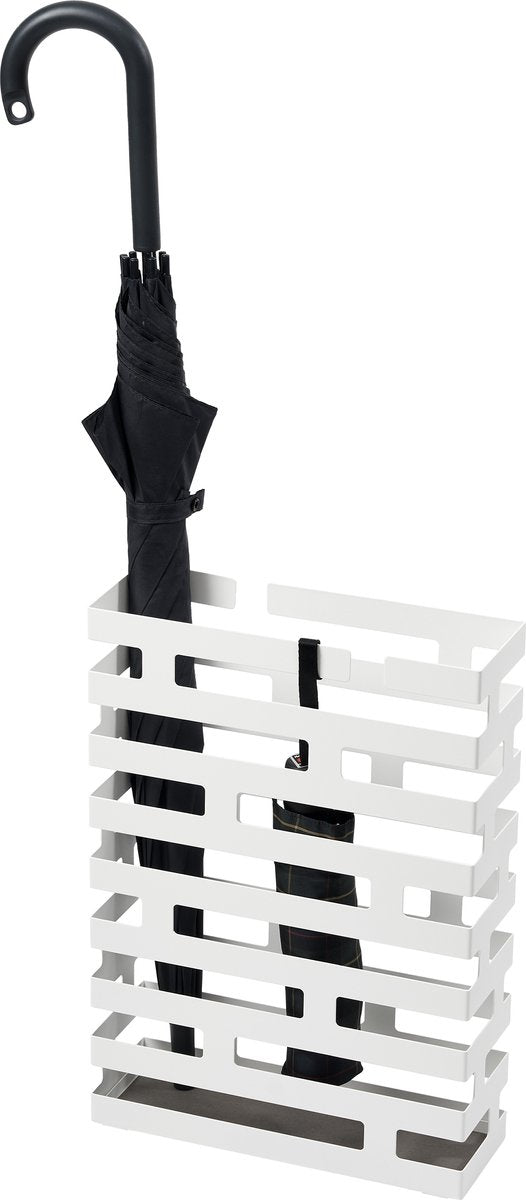 Paragüero Yamazaki - rectangular - ladrillo - blanco