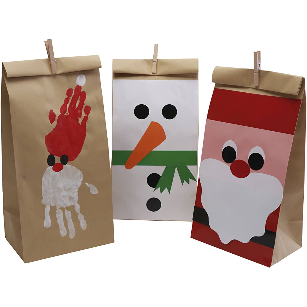 Bolsas de papel de Creativ Company Brown, 50º.