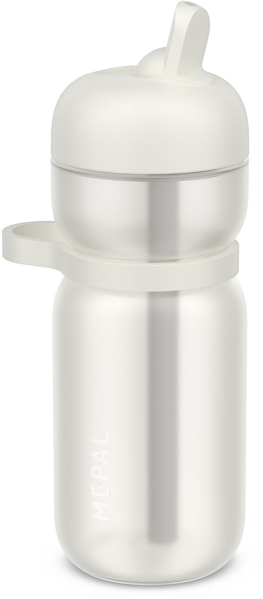 Botella deportiva Mepal flip - cerámica blanca - 600ml