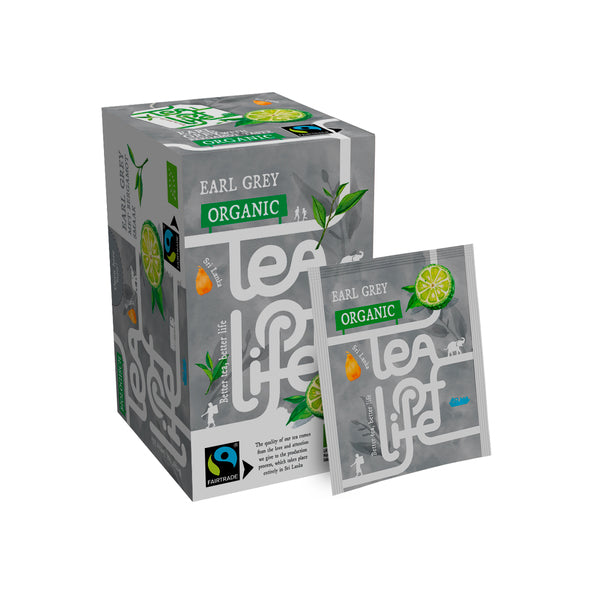 Té de la vida Earl Grey orgánico de comercio justo (25x1,5gr)