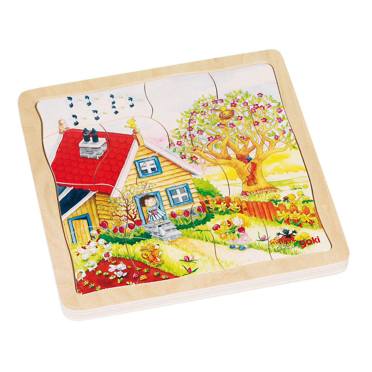 Season puzzle a 4 strati Goki, 54st.