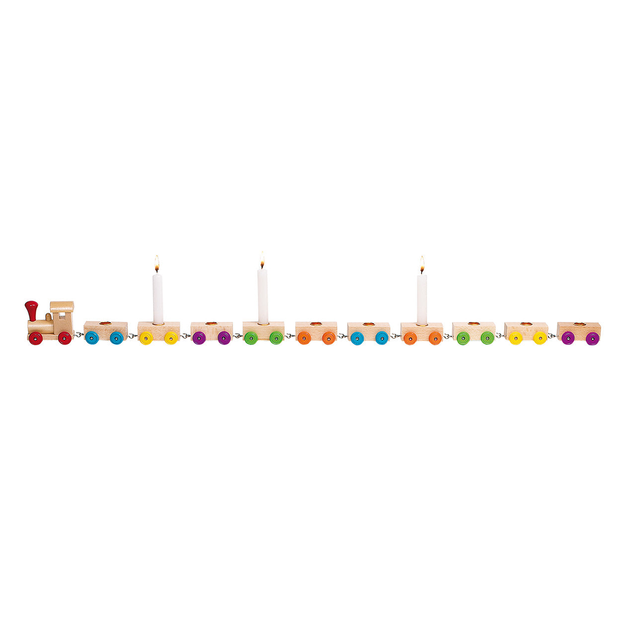 Goki Wooden Birthday Train, 75 cm
