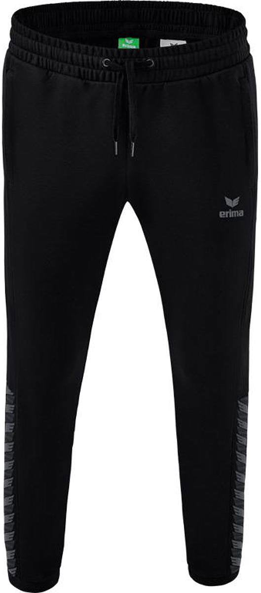 Erima essential team sweatbroek heren - zwart slate grey | maat: xl