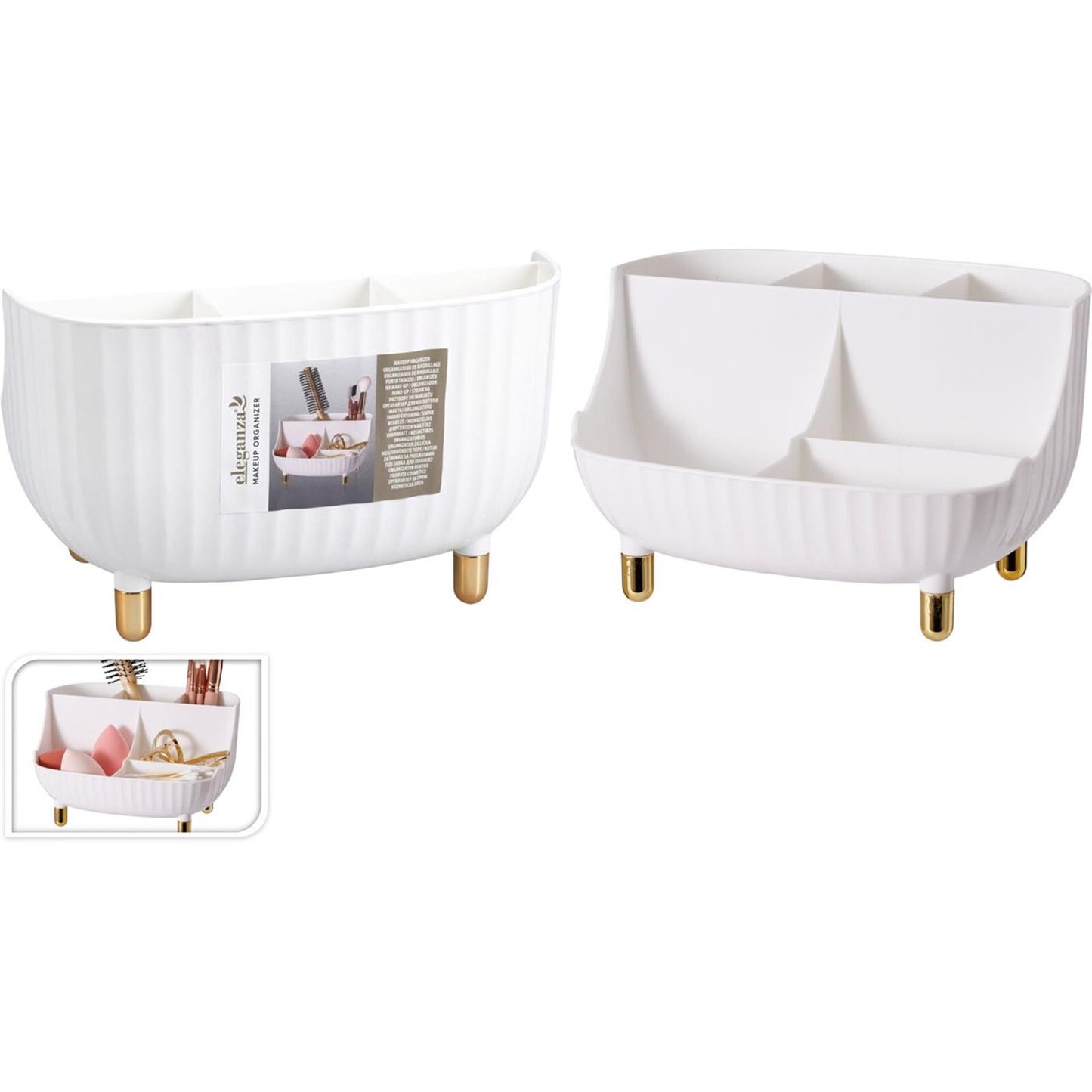 Organizer per trucchi Eleganza 6 scomparti