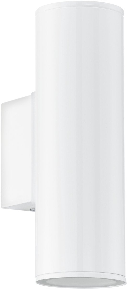 Eglo riga - buitenverlichting - wandlamp - 2 lichts - led - wit