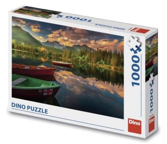 Dinotoys rompecabezas de dinosaurios del Pleso eslovaco con barcos - 1000 piezas