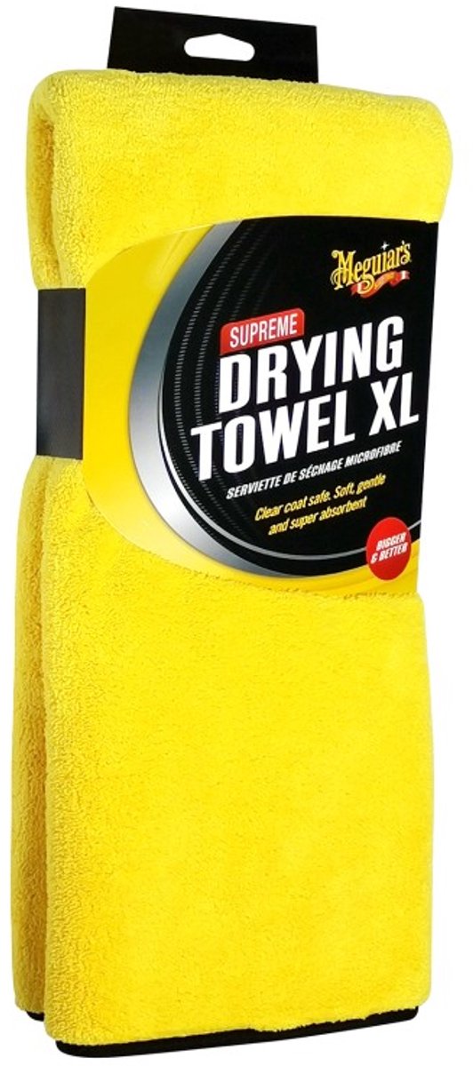 Panno asciugatura Supreme XL 55 x 85 cm in microfibra giallo